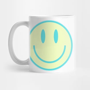 Smiley Face in Green Mug